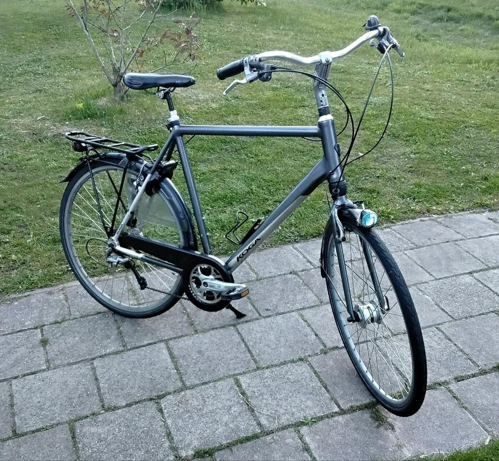 Netjes Koga Herenfiets-H63cm Deore LX 30 versnellingen, Fietsen en Brommers, Velgrem, Versnellingen, Zo goed als nieuw, 61 tot 65 cm
