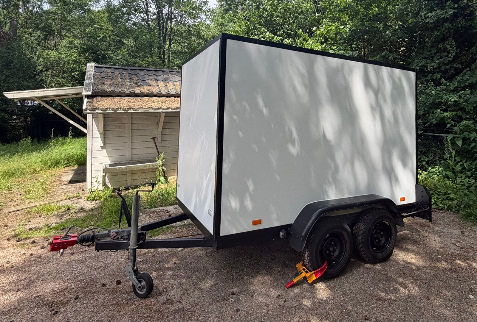 Gesloten aanhangwagen Oosterwijk 280x160x180, Ophalen, Gebruikt