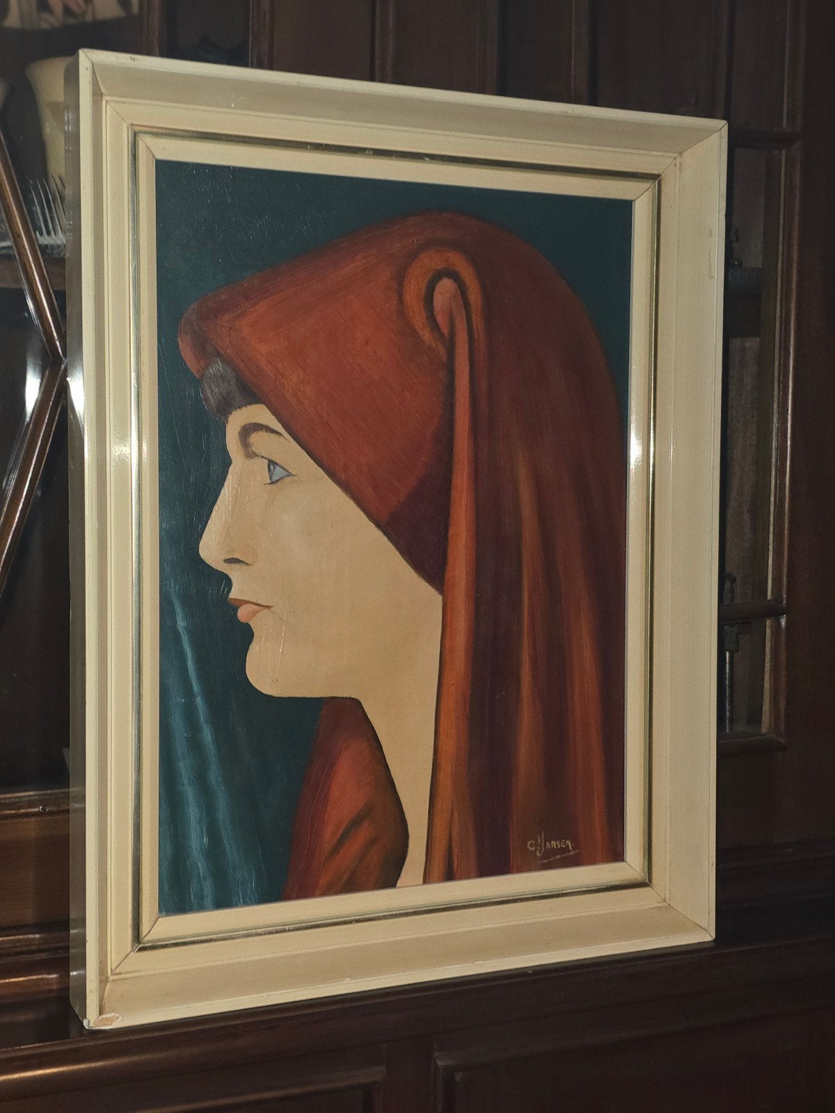 Olieverfschilderij C Jansen, Antiek en Kunst, Ophalen of Verzenden