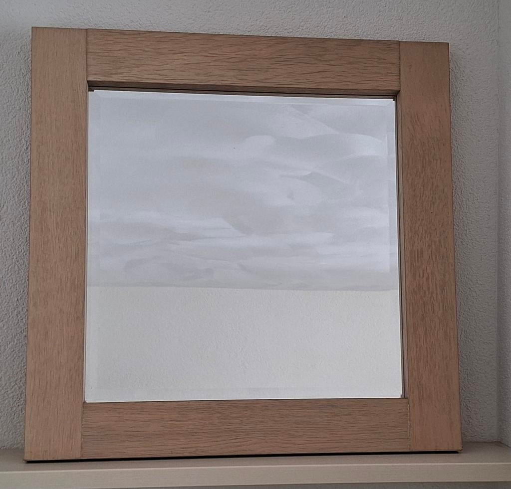 Drie whitewash spiegels 59x59 cm, Ophalen, Rechthoekig, Minder dan 50 cm, Minder dan 100 cm