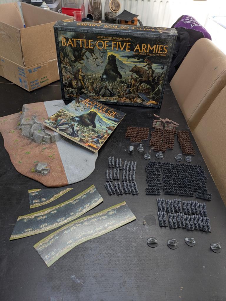 Warhammer lord of the Rings battle of five armies warmaster, Hobby en Vrije tijd, Ophalen of Verzenden, Warhammer