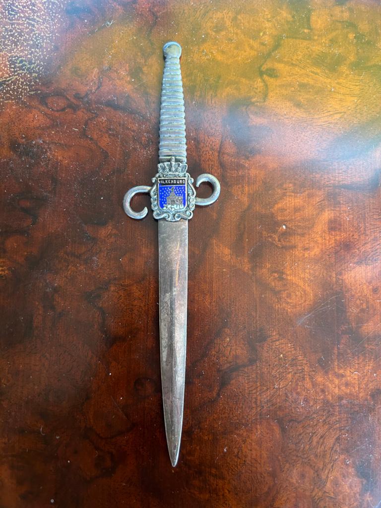Vintage brief opener Valkenburg, Ophalen of Verzenden