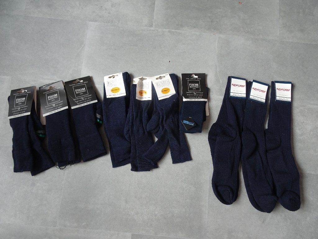 Diverse thermo- wandel-herensokken 39-42 en 45-48, Ophalen of Verzenden, Nieuw, Maat 43 t/m 46, Blauw