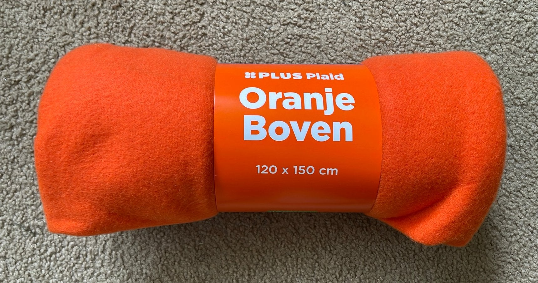 Oranje Boven, plaid / deken, Ophalen of Verzenden, Nieuw, Oranje of Koningsdag