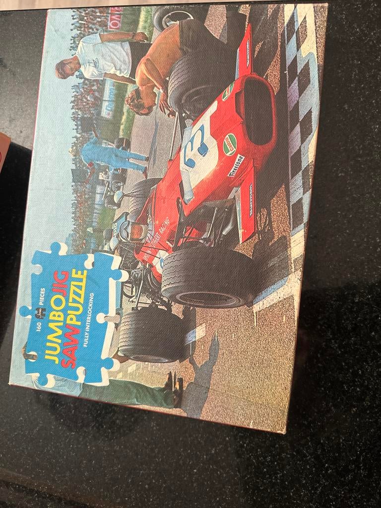 Jumbo Legpuzzel - Formule 1 Raceauto - 160 Stukjes, Ophalen of Verzenden, Minder dan 500 stukjes, Gebruikt, Legpuzzel