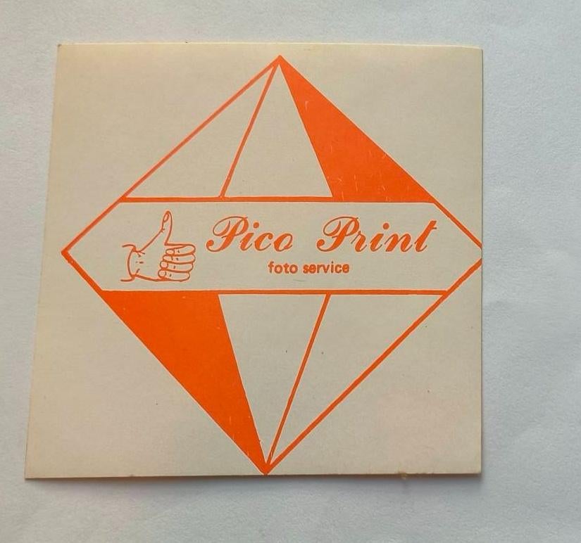 Sticker Pico Print Foto service, Ophalen of Verzenden, Zo goed als nieuw, Bedrijf of Vereniging