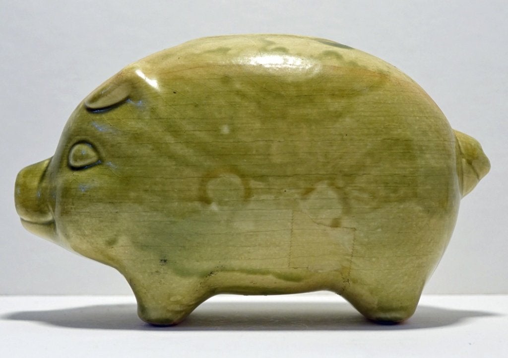 SPAARVARKEN, Verzamelen, Spaarpotten, Ophalen of Verzenden, Gebruikt, Steen, Aardewerk of Keramiek, Dier