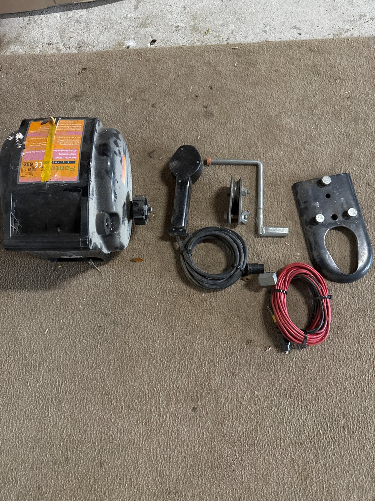 Fantom E.Z. Pull Elektrische Lier 12V - 3000 kg, Ophalen of Verzenden, Zo goed als nieuw, Elektrisch