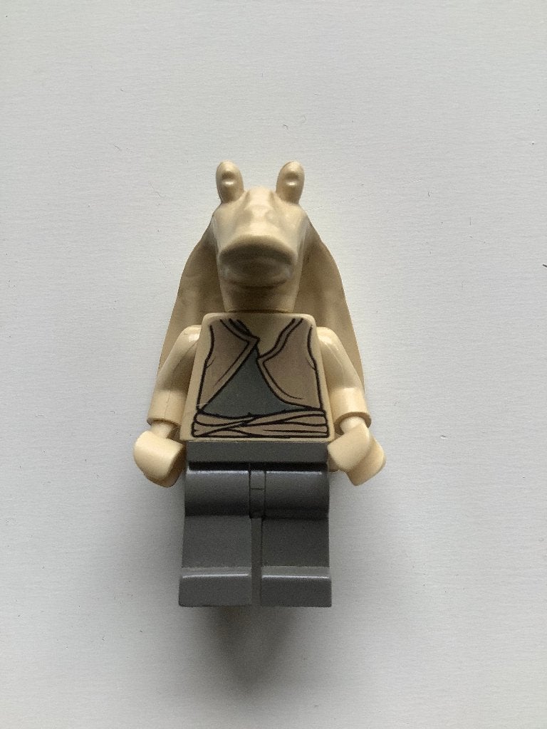 Lego Star Wars sw0017 Jar Jar Binks, Gebruikt, Star Wars, Lego, Ophalen of Verzenden