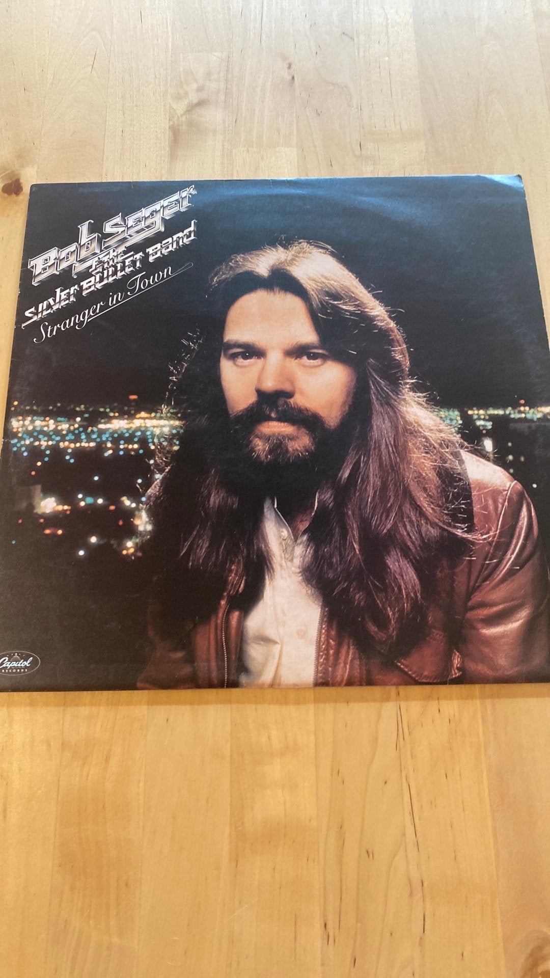 Vinyl lp Bob Seger & the Silver Bullet Band Stranger in town, Cd's en Dvd's, Vinyl | Rock, Ophalen of Verzenden, Zo goed als nieuw