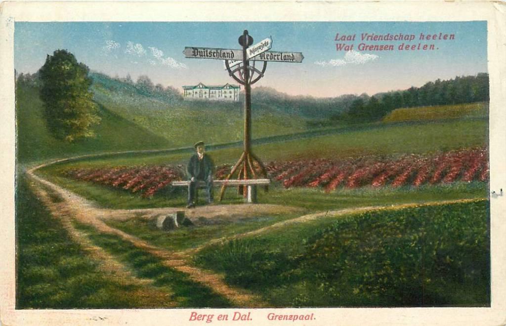 381-500-007 Berg en Dal Grenspaal, Verzenden, Voor 1920, Gelderland