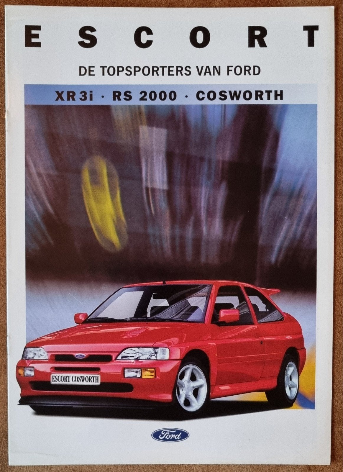 Ford Escort XR3i / RS2000 / Cosworth brochure 1995, Ophalen of Verzenden, Zo goed als nieuw, Ford