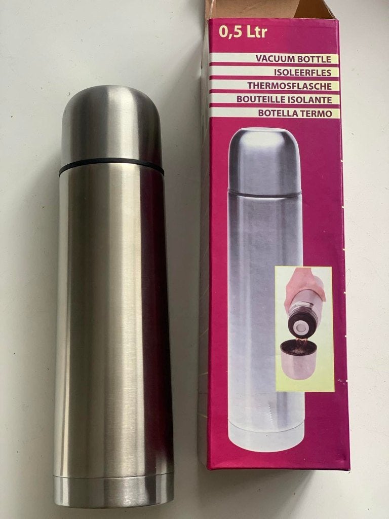 RVS thermoskan / waterfles nieuw, Ophalen of Verzenden, Nieuw, Metaal