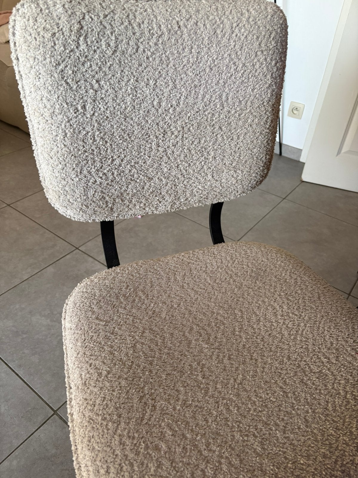 4x eetkamerstoelen, Ophalen, Zo goed als nieuw, Zwart