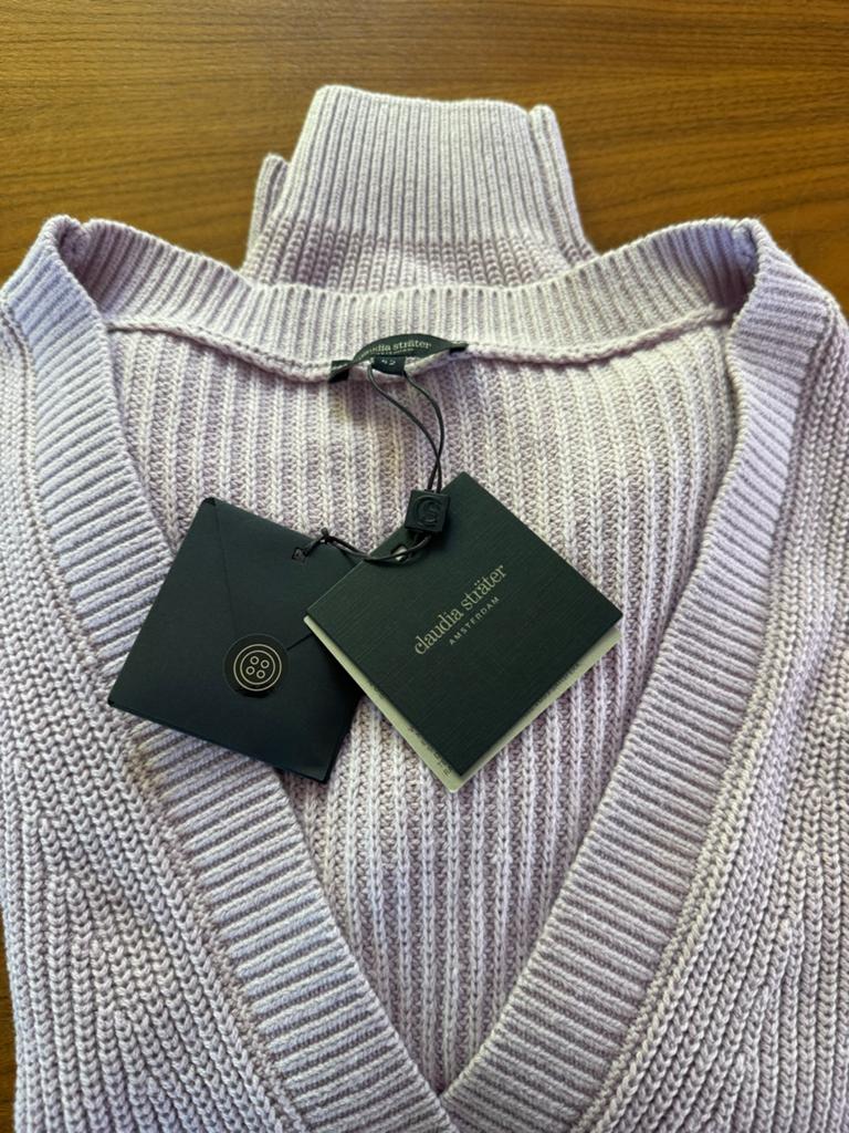 Nieuw Claudia Sträter vestje - zacht lila, Kleding | Dames, Truien en Vesten, Verzenden, Nieuw, Maat 42/44 (L), Paars