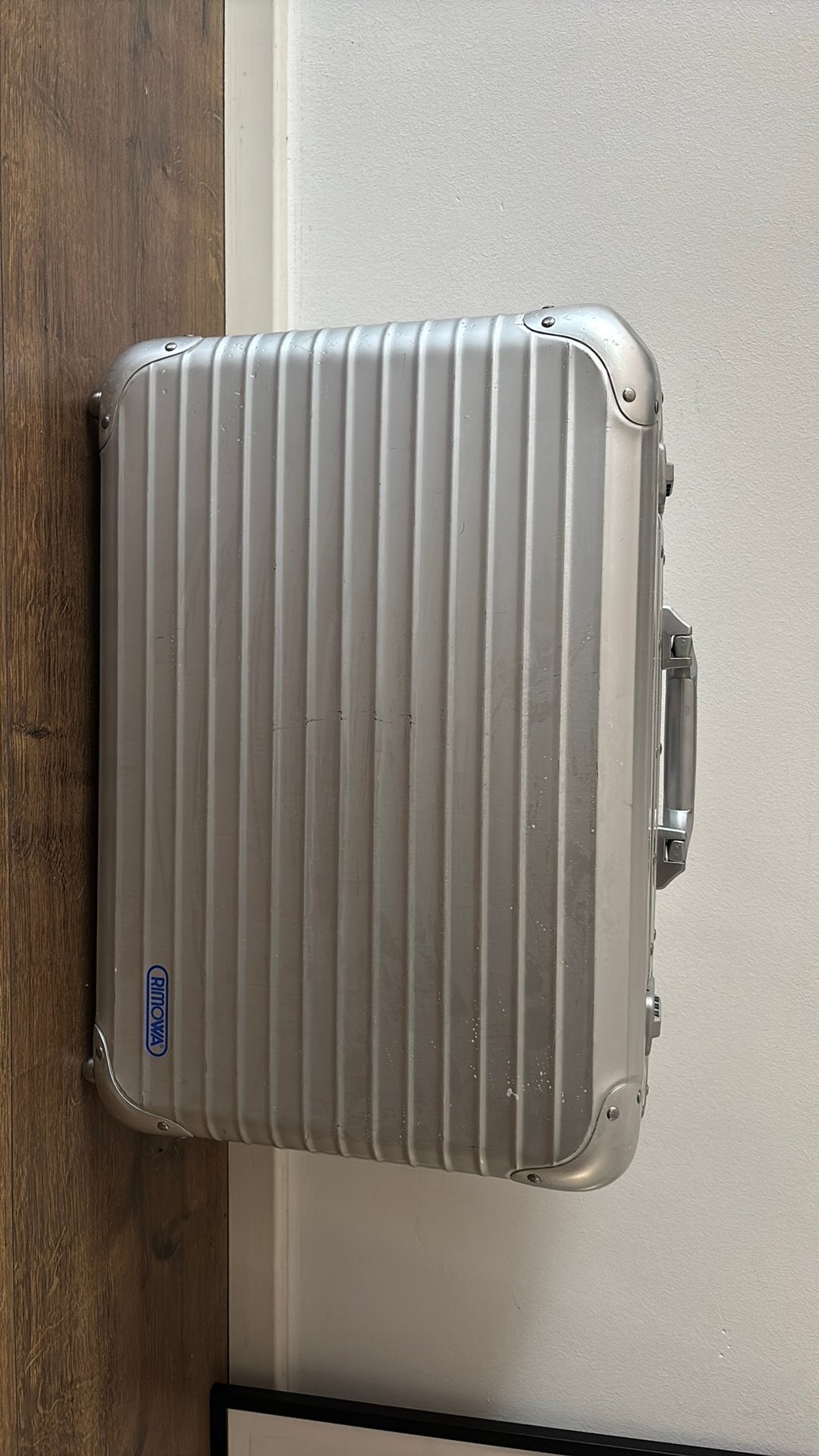 Rimowa aluminium koffer / briefcase, 50 tot 60 cm, Slot, Ophalen of Verzenden, Zo goed als nieuw