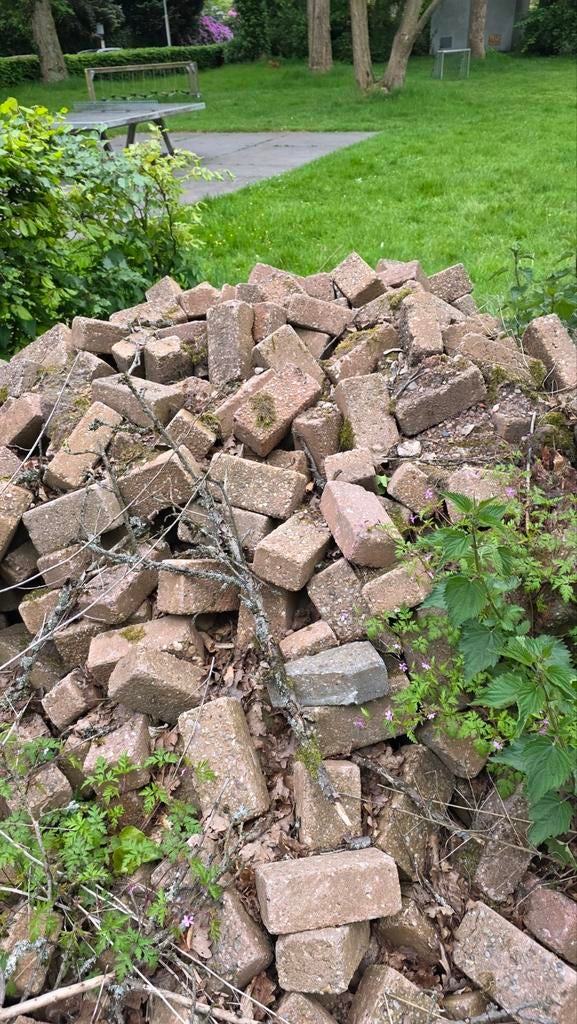 Gratis klinkers stenen - Ideaal voor tuin of oprit, Tuin en Terras, Tegels en Klinkers, Ophalen, Gebruikt, Klinkers, 10 m² of meer