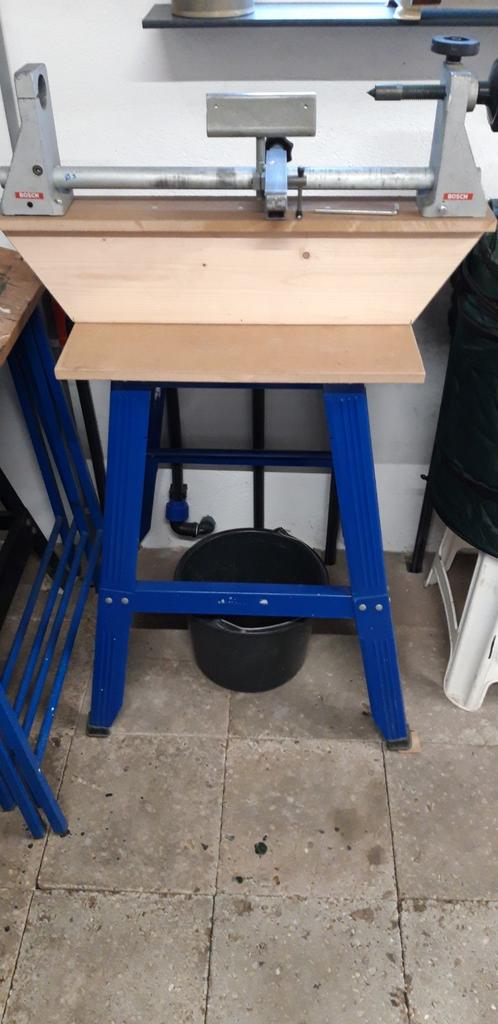Bosch Houtdraaibank incl. Beitels ivm stoppen hobby, Ophalen, Gebruikt, 170 cm of meer