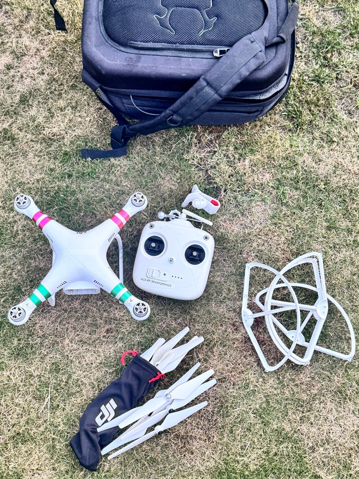 DJI Phantom 3 met veel accessoires en 3 accu’s, Gebruikt, Cameradrone, Extra accu('s), DJI