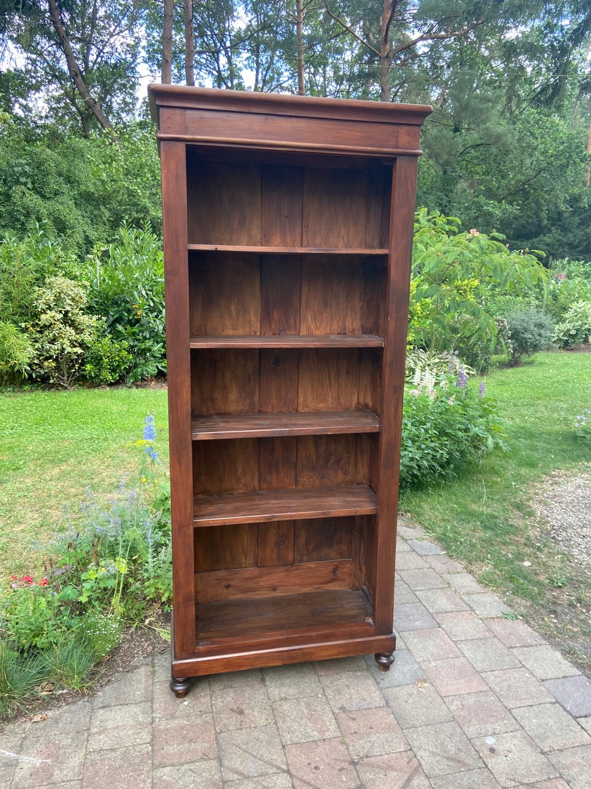Oude houten kast 200cm hoog, Ophalen, Gebruikt, 200 cm of meer, 50 tot 100 cm