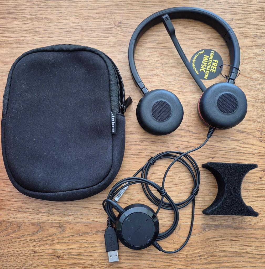 Nieuwe Jabra Evolve Headset, Computers en Software, Headsets, Ophalen, Nieuw, Jabra Evolve