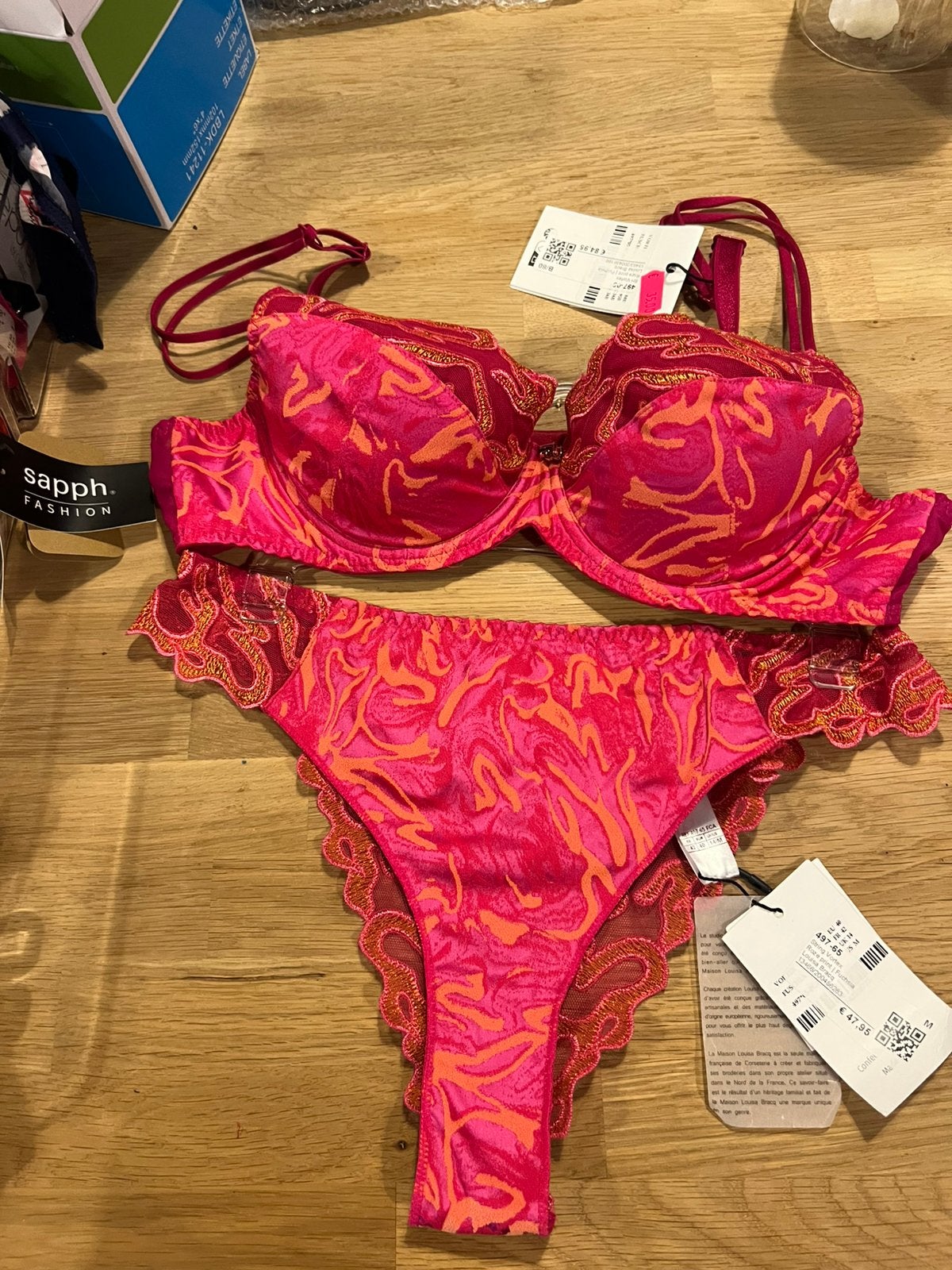 Louisa Bracq bh maat 80B string 40 NIEUW!! Set Nu €50,-, Ophalen of Verzenden, Setje