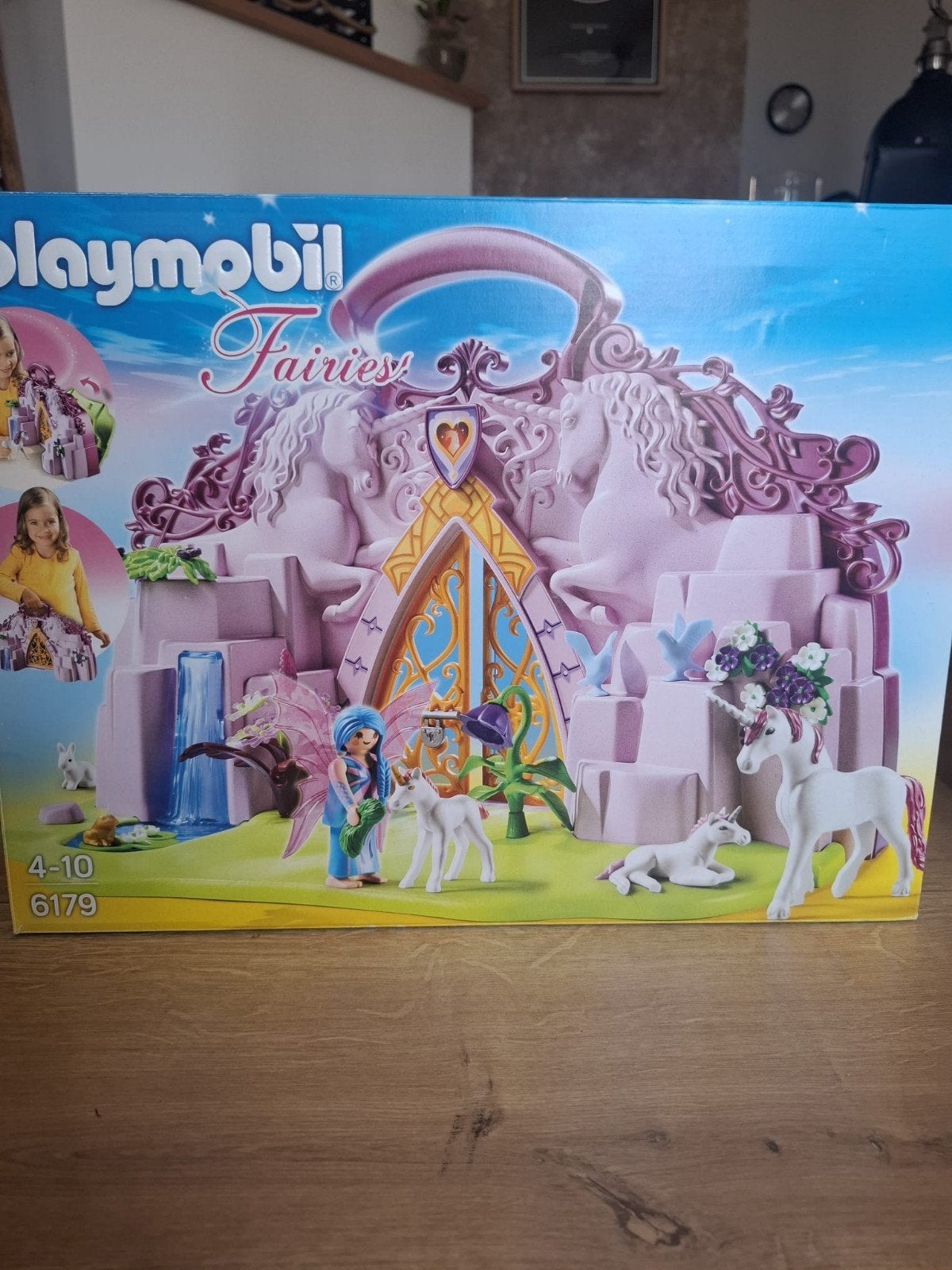 Playmobil Fairies Eenhoorn Kasteel 6179, Gebruikt, Gebouw, Complete set, Fantasy