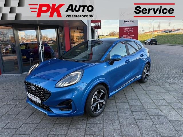 Ford Puma 1.0 EcoBoost Hybrid ST-Line | Navi | Trekhaak | Cr, 12 maanden, Blauw, Adaptive Cruise Control, Bedrijf