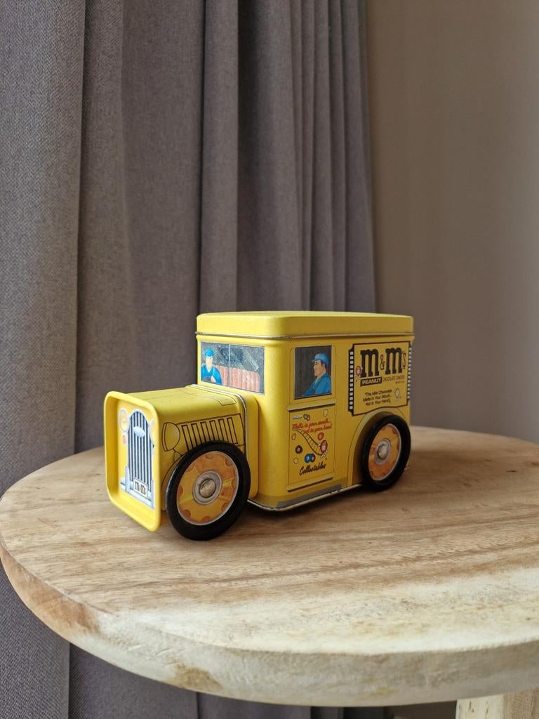 Vintage M&M's blikken vrachtwagen - Snoeptrommel, Ophalen of Verzenden