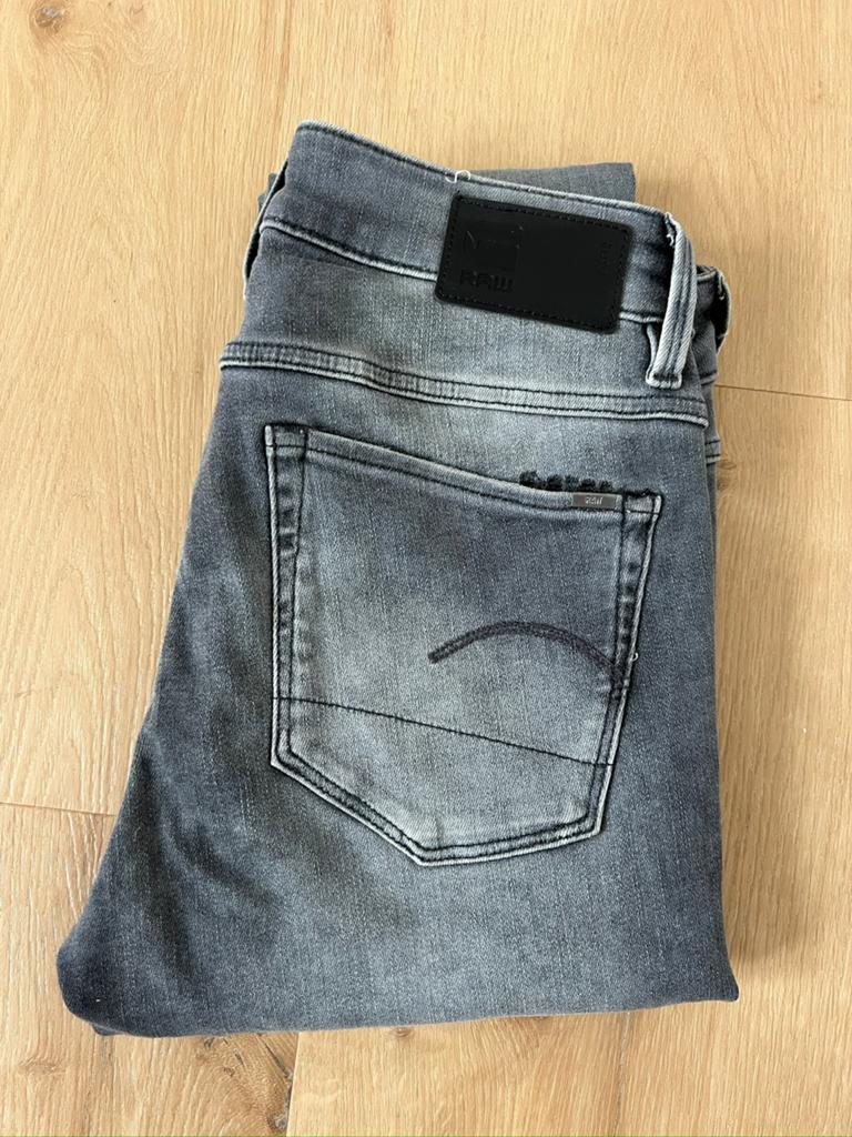 G-Star RAW 3301 Mid Skinny Jeans - Grijs, Kleding | Dames, Ophalen of Verzenden, Zo goed als nieuw, Grijs, W28 - W29 (confectie 36)