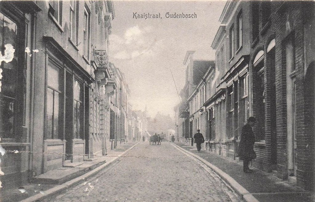 703-324-043 Kaaistraat Oudenbosch, Verzamelen, Ansichtkaarten | Nederland, Verzenden, Voor 1920, Noord-Brabant