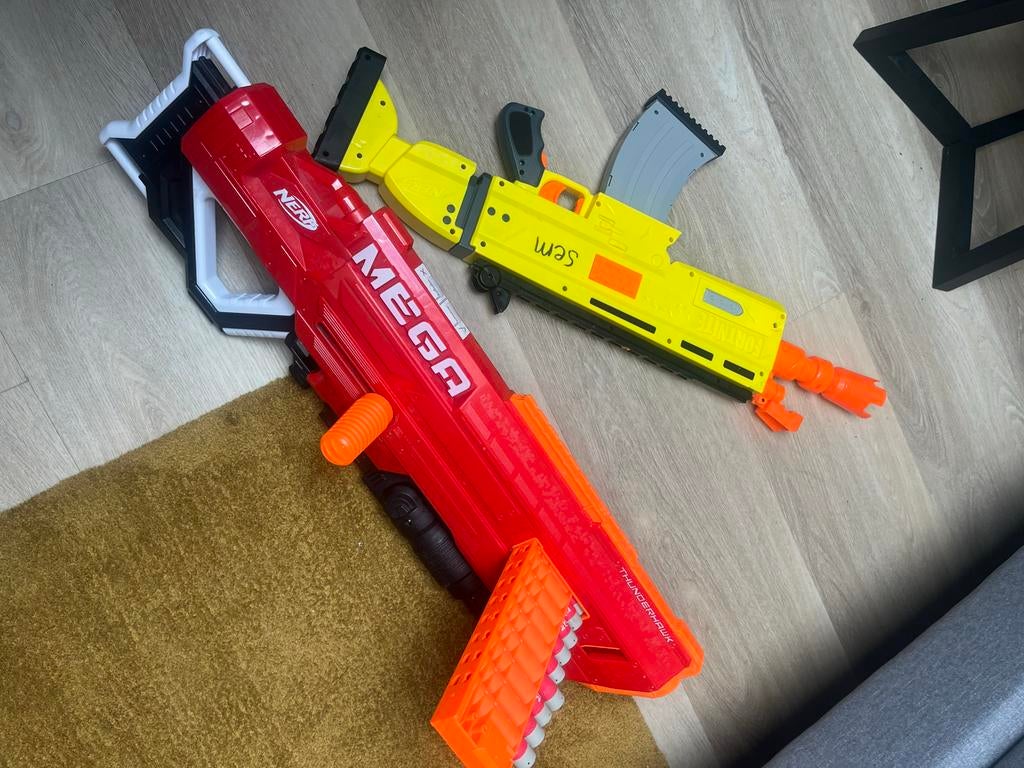 Nerf Mega Thunderhawk en Fortnite AR-L Blaster, Ophalen of Verzenden, Gebruikt, Jongen of Meisje
