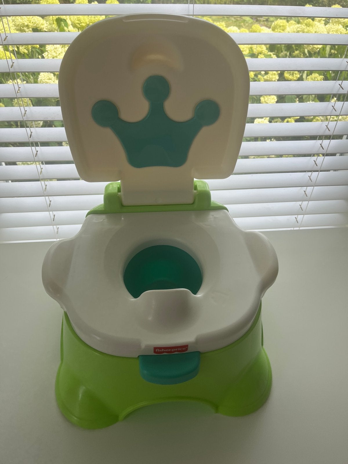 Fisher-Price Koninklijk potje en krukje met geluid, Ophalen, Zo goed als nieuw, Jongen of Meisje