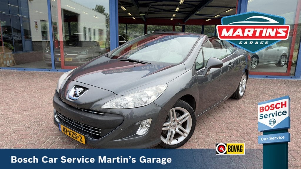 Peugeot 308 CC 1.6 THP Premiere STOEL EN NEKVERWARMING LEDER, 4 cilinders, 4 stoelen, Handgeschakeld, Automatische klimaatregeling
