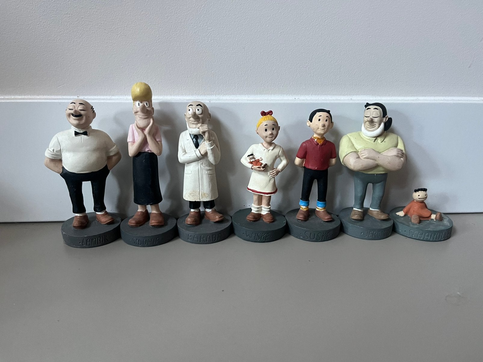 Collectie Suske en Wiske beeldjes 12 stuks, Verzamelen, Ophalen of Verzenden, Gebruikt