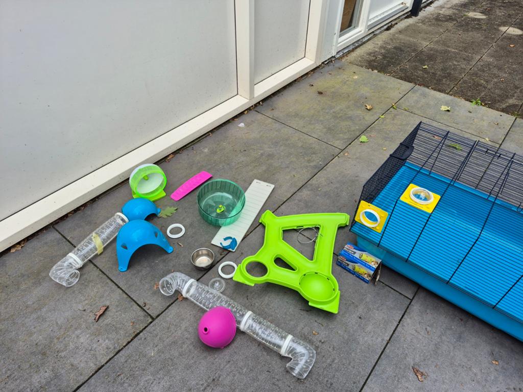 Hamsterkooi, Ophalen of Verzenden, Minder dan 75 cm, Kooi, Minder dan 60 cm