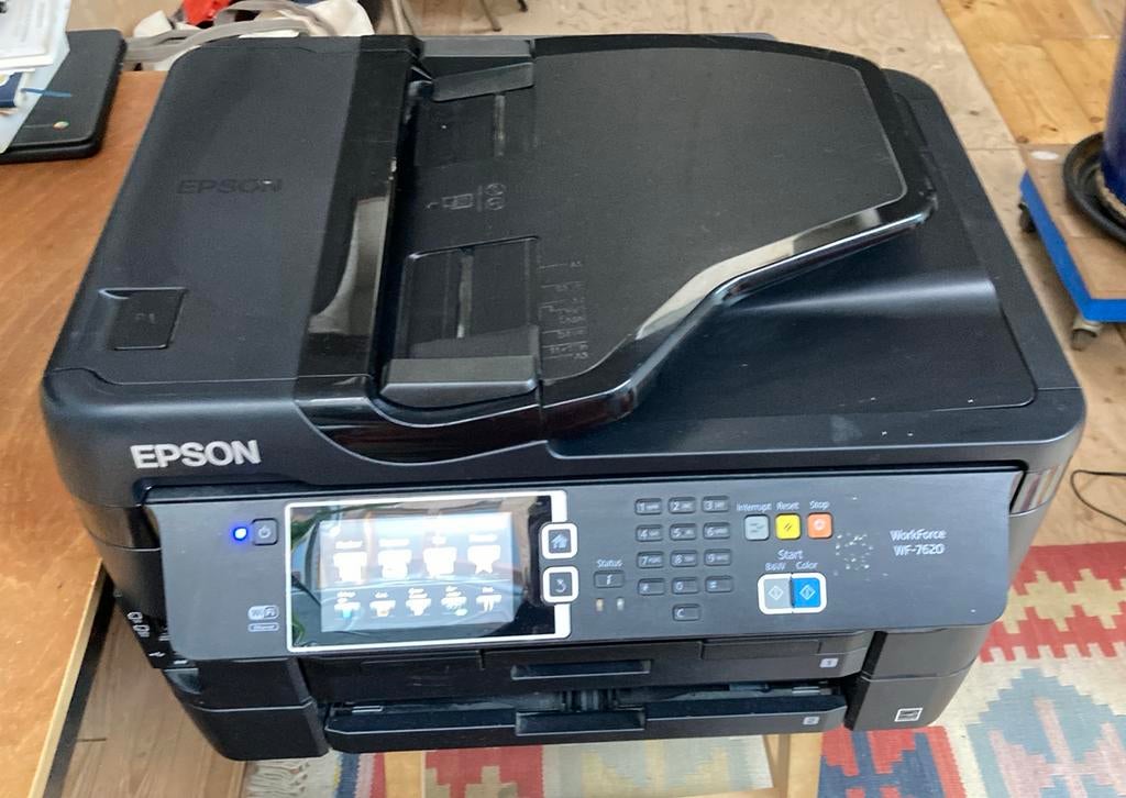 Printer Scanner A3 Epson WF 7620, Ophalen, Gebruikt, Inkjetprinter, All-in-one