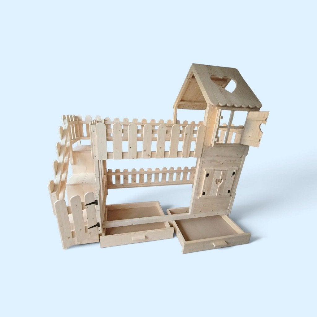 kinderbedden op maat VOLGENS JE EIGEN IDEE!, Ophalen of Verzenden, 180 cm of meer, 85 tot 100 cm, Hoogslaper of Stapelbed