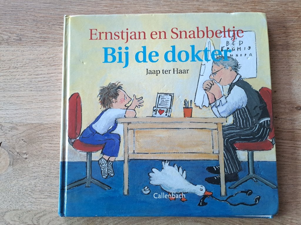ERNST JAN EN SNABBELTJE BIJ DE DOKTER. JAAP TER HAAR., Gelezen, Fictie algemeen, Ophalen of Verzenden, Jaap ter Haar