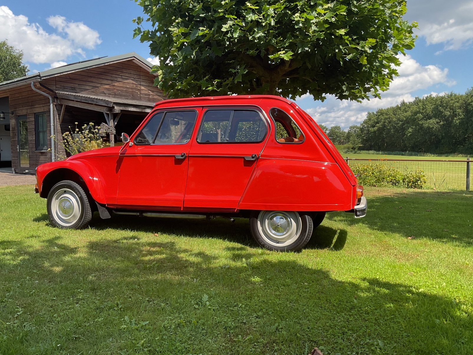 Citroën Dyane 6 B bj.1980 Rood, Auto's, Citroën, 602 cc, Geïmporteerd, 576 kg, Hatchback