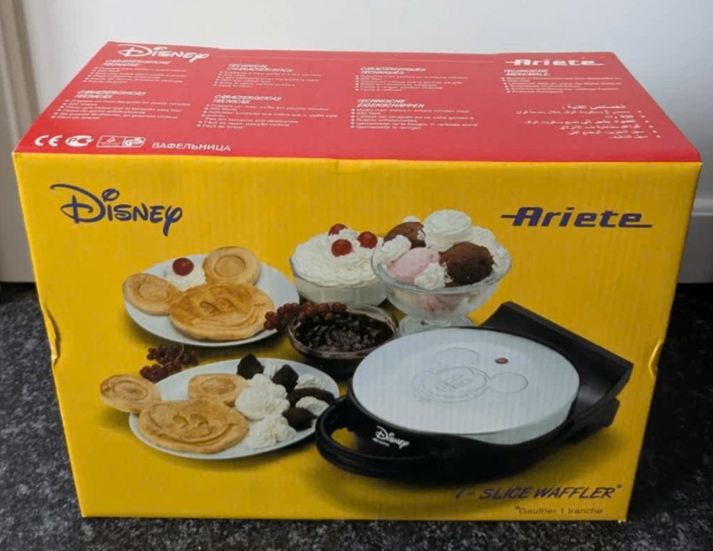 Disney Mickey Mouse wafelijzer NIEUW in Originele Doos!, Witgoed en Apparatuur, Wafelijzers, Ophalen of Verzenden, Nieuw