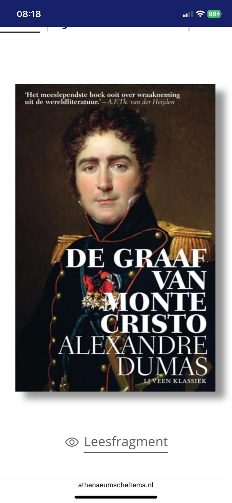 De Graaf van Monte Cristo - Alexandre Dumas, Boeken, Ophalen of Verzenden, Zo goed als nieuw, Europa overig