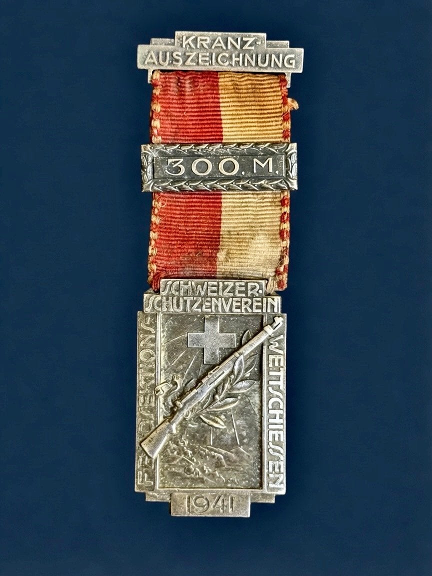 Zwitserse Schuttersmedaille 1941 - K31, Verzenden, Overige materialen, Buitenland