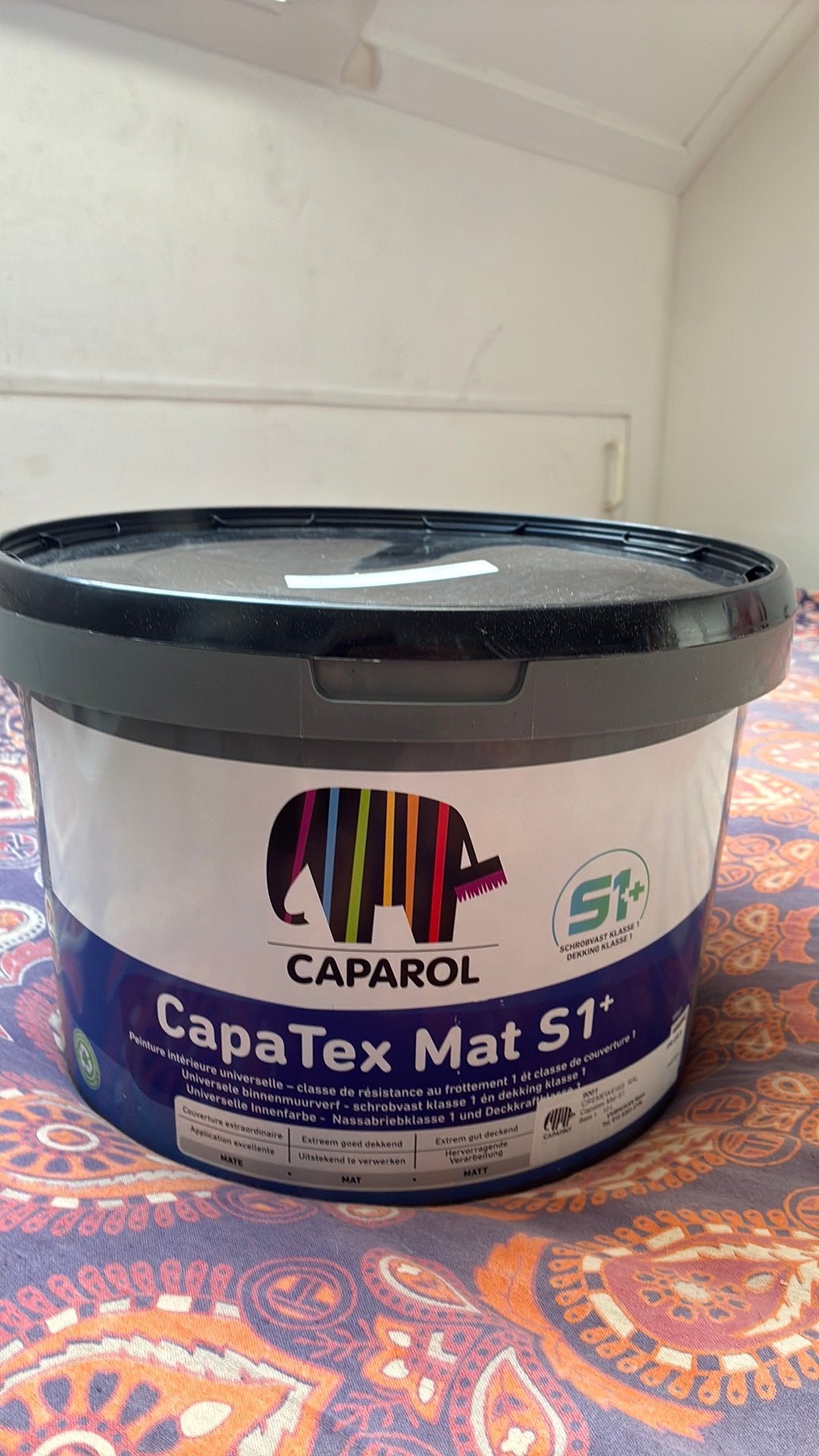 10 ltr creme witte verf, Ophalen, Wit, Nieuw, Verf