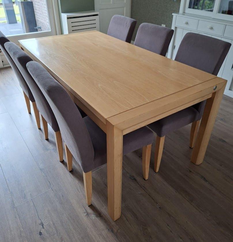 Eethoek en stoelen, Ophalen, Gebruikt, 50 tot 100 cm, Vijf personen of meer