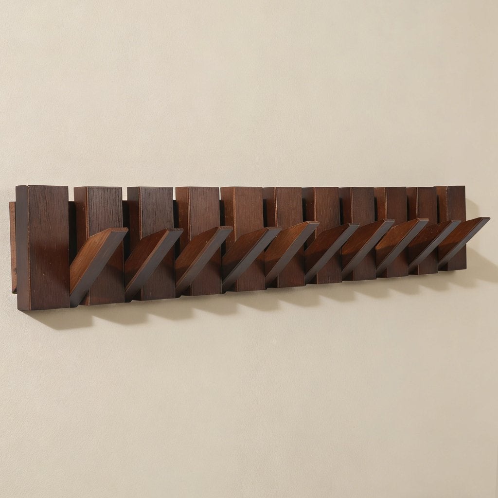 Piano wandkapstok - Premium Eikenhout, Wandkapstok, Verzenden, Nieuw, Minder dan 100 cm