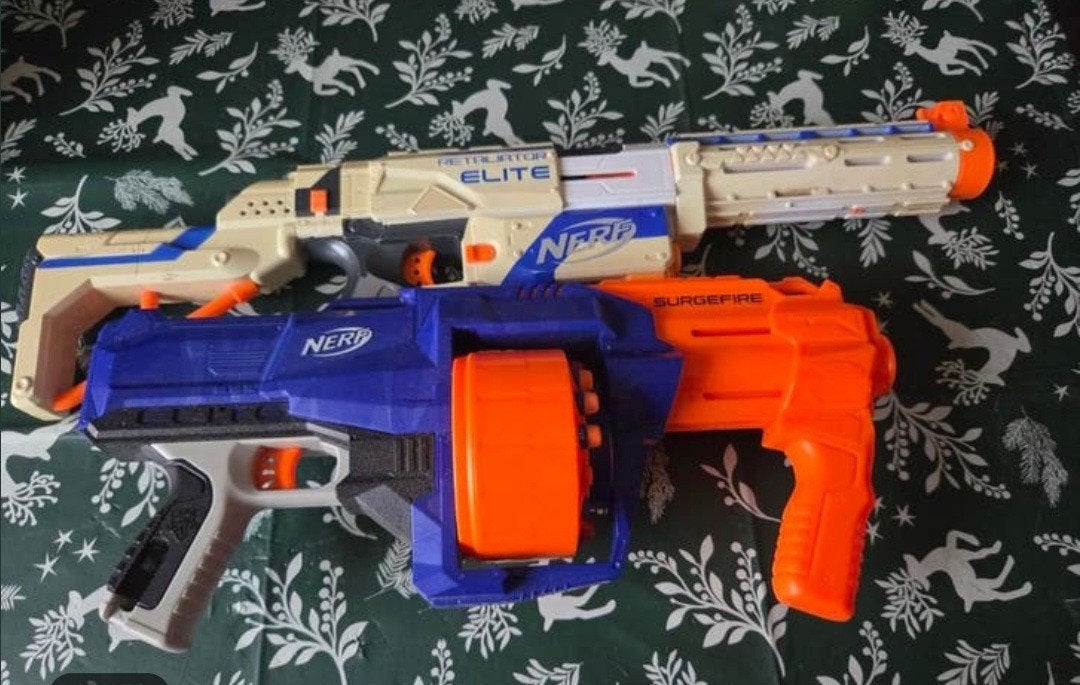Nerf Elite Retaliator & Surgefire Blasters Set, Ophalen