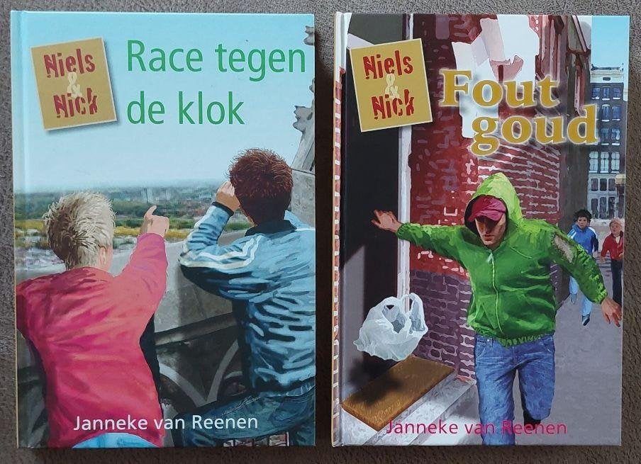 Janneke van Reenen: Niels & Nick - Deel 2 en Deel 3, Ophalen of Verzenden, Zo goed als nieuw