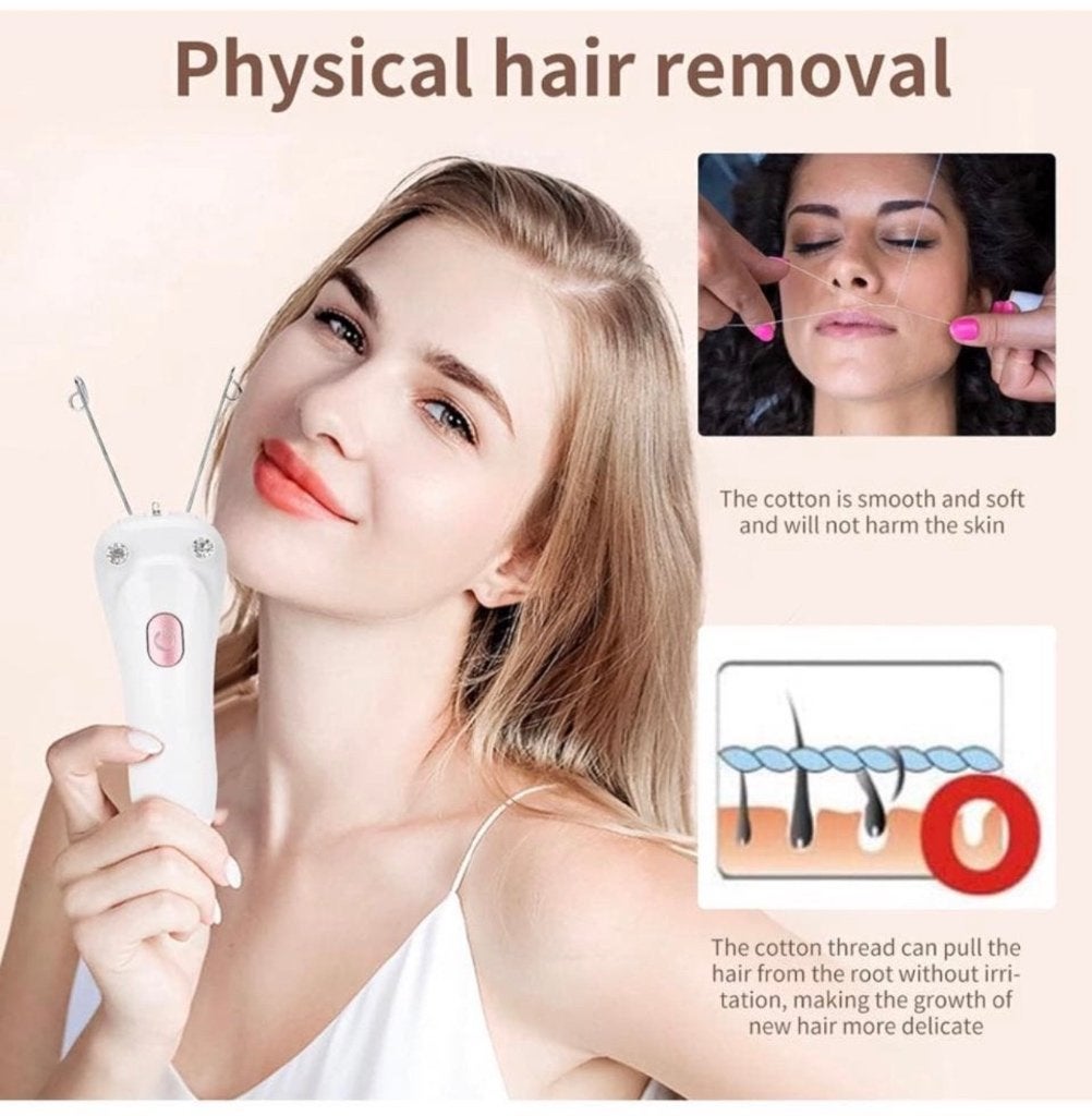 Pijnloos Epilator elektrische haarverwijderaar gezicht benen, Gehele gezicht, Nieuw, Ophalen of Verzenden, H