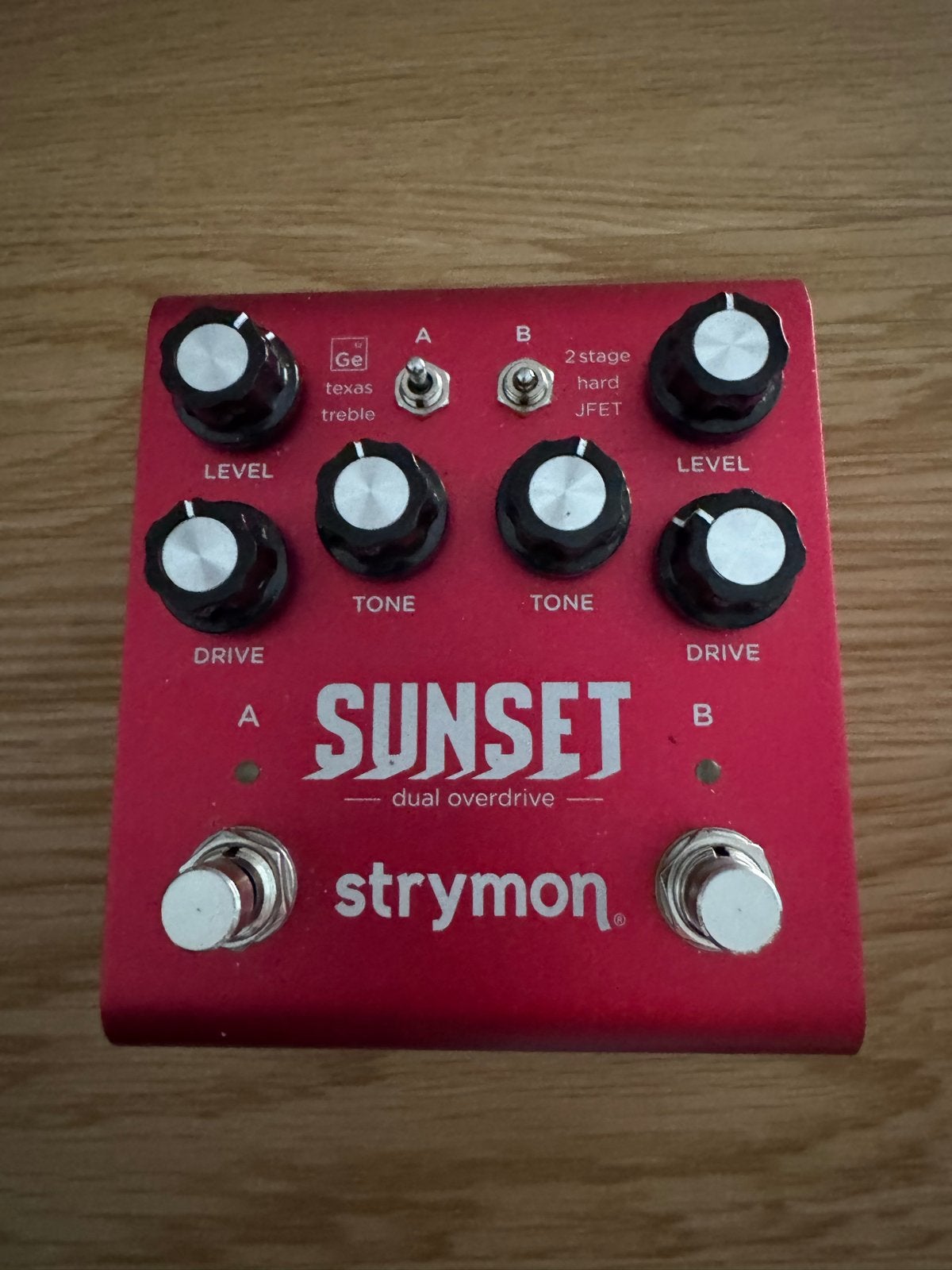 Strymon Sunset Dual Overdrive Pedaal, Muziek en Instrumenten, Effecten, Ophalen, Zo goed als nieuw, Distortion, Overdrive of Fuzz